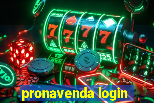 pronavenda login